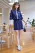 MINA Women Track Co-Ord Suits Jacket with Mini Skirts